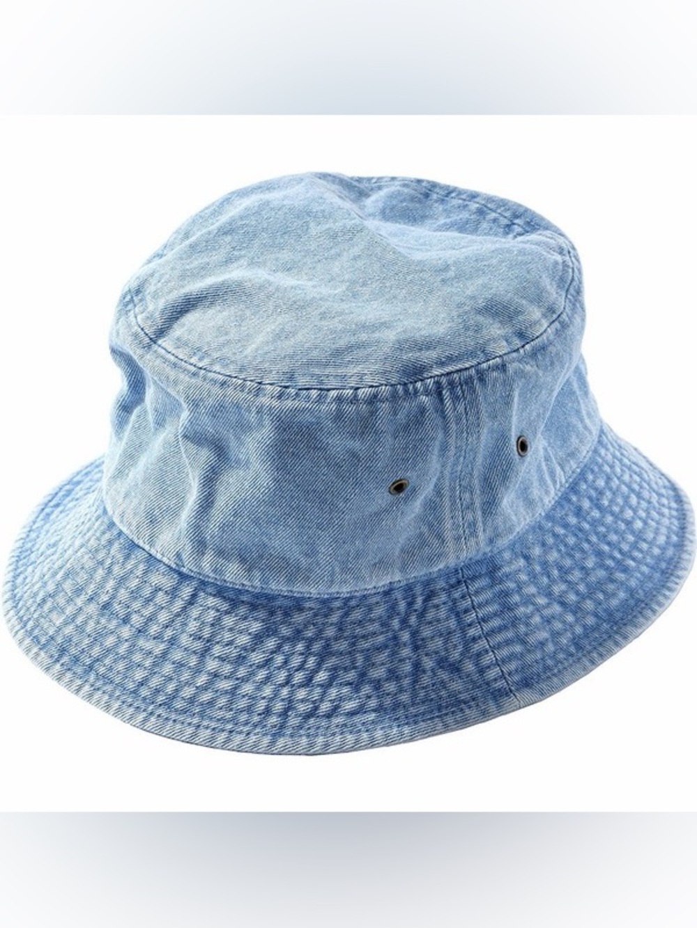 Newhattan Light Blue Denim Bucket Hat